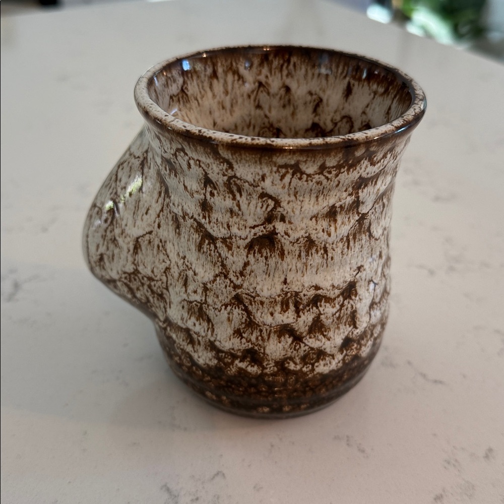 Hand-warming Ceramic Mug (Brown/Cream) - Picture 2 of 5